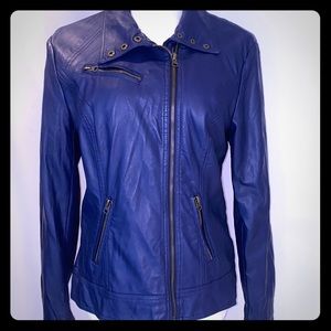 Faux leather jacket